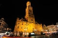 Belfry Tower at night Royalty Free Stock Photo