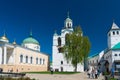 Belfry tower of the Spaso-Preobrazhensky Monastery. Yaroslavl, Russia.