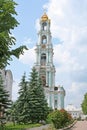 Belfry at the Trinity-Sergius Lavra. Sergiev Posad, Russia. Royalty Free Stock Photo