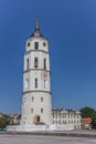 Belfry of the Vilnius cathedral Royalty Free Stock Photo
