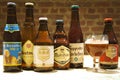 Belgian beers Royalty Free Stock Photo