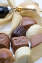 Belgian chocolates with decoration