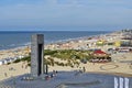 The Belgian Coast in Summer at De Panne, Belgium