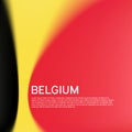 Belgian flag background. Blurred pattern in the colors of the belgian flag. National poster, belgium banner. State patriotic