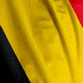 Belgian Flag Closeup Royalty Free Stock Photo