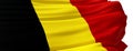 Belgian flag fluttering in the wind Royalty Free Stock Photo