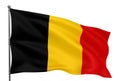 Belgian flag Royalty Free Stock Photo