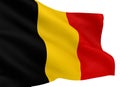 Belgian flag Royalty Free Stock Photo