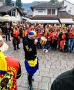 Belgian football fans in Sarajevo