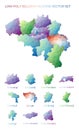 Belgian low poly regions.