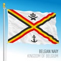 Belgian Navy flag, Kingdom of Belgium