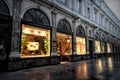 The Belgian Neuhaus chocolate store in the Gallery of the queen in Brussels city center Royalty Free Stock Photo