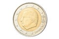 Belgian two euro coin
