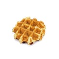 Belgian waffle. Royalty Free Stock Photo