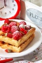 Belgian waffle.