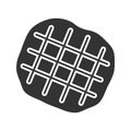 Belgian waffle glyph icon