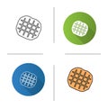 Belgian waffle icon