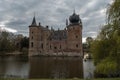 Belgium, Aartselaar, view from the side of the castle of Cleydael Royalty Free Stock Photo