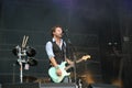 Tom Barman singing and playing live with the Deus band at Pohoda Festival, Trencin, Slovakia - July 8, 2011