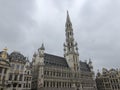 Belgium, beautiful european architecture. Capital city Brussels Royalty Free Stock Photo