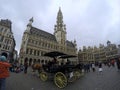 Belgium, beautiful european architecture. Capital city Brussels. Center Royalty Free Stock Photo