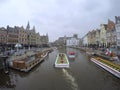 Belgium, beautiful european architecture. Gent and Brugge city