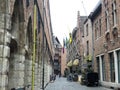 Belgium, beautiful european architecture. Old medieval Brugge Royalty Free Stock Photo