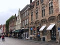 Belgium, beautiful european architecture. Old medieval Brugge Royalty Free Stock Photo