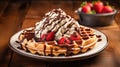 belgium belgian waffle food