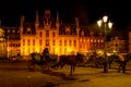 Belgium, Bruges, Belfry of Bruges, horse drawn carriage