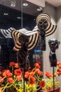 Belgium, Bruges, a group of stuffed animals on display