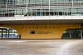 Belgium, Brussels, Entrance to the Berlaymont, headquarters of the European Commission