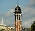 Belgium, Brussels, Mont des Arts, view of the Mary Magdalene Chapel belfry Royalty Free Stock Photo