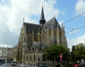 Belgium, Brussels, Regentschapsstraat, church of Our Blessed Lady of the Sablon Royalty Free Stock Photo