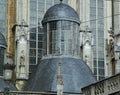 Belgium, Brussels, Regentschapsstraat, church of Our Blessed Lady of the Sablon, dome of the chapel Royalty Free Stock Photo