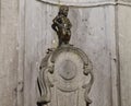 Belgium. Brussels. The sculpture `Manneken Pis`.