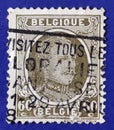 1922 - 27 Belgium 60c King Albert I Used stamp Royalty Free Stock Photo