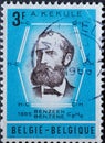 BELGIUM - CIRCA 1966: A postage stamp from Belgium showing a portrait of K. von Stradonitz the inventor of the Bezol formula