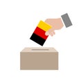 Belgium elections ballot box
