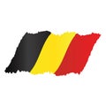 Belgium Flag Vector Design illustration
