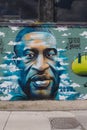 Belgium, fresco in tribute to George Floyd by the collective CNN 199