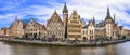 Belgium, Gent town panorama Royalty Free Stock Photo