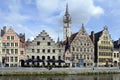 Belgium, Ghent, Graslei District