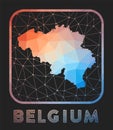 Belgium map design.