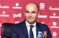 Belgium national football team coach Roberto Martinez