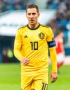 Belgium national football team midfielder Eden Hazard