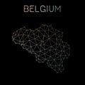 Belgium network map.