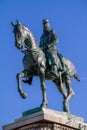 Belgium, Ostend, Equestrian Statue of King Leopold II Royalty Free Stock Photo