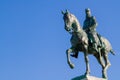 Belgium, Ostend, Equestrian Statue of King Leopold II Royalty Free Stock Photo