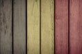 Belgium Flag Wooden Fence Royalty Free Stock Photo